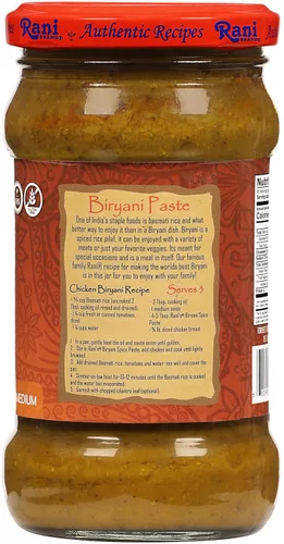 Miniatura 6 de Pasta de curry Rani Biryani Masala (pasta de especias de cocina para platos de arroz indio, pullao/pilau) tarro de vidrio de 10.5 onzas (10.58 oz) ~