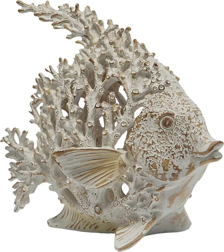 Miniatura 11 de VVGIFTS Decoración del Océano Tortuga Marina Arrecife de Coral Escultura para Hogar Oficina Decoración de Playa Costal para Mesa Estanteria