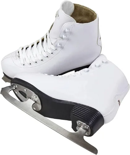 Miniatura 4 de Roces Patines de hielo Paradise de corte medio para mujer, de acero inoxidable, con forma anatómica, con cierre de cordones