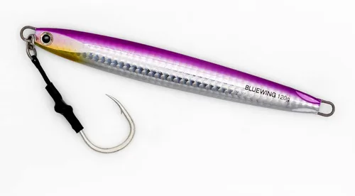 Miniatura 36 de BLUEWING Señuelos de pesca para agua salada de paso lento, plantillas verticales de 2.82 oz-35.27 oz cebo de hundimiento de peces con gancho