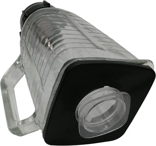 Miniatura 6 de Licuadora de repuesto para 5 tazas de vidrio con tapa de tarro y hoja de trituración de hielo de 4 puntos de acero inoxidable, tapa inferior