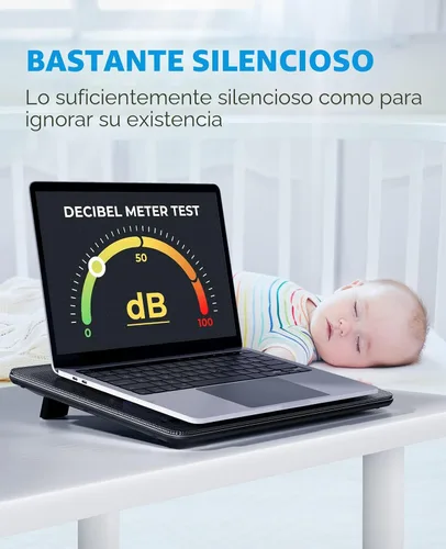 Miniatura 6 de Soporte enfriador Laptop 15.6 in - 17 in HAVIT hv-f2056, delgado, portátil, con suministro de corriente USB (3 ventiladores)