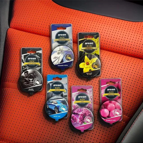 Miniatura 6 de AREON Ken - Ambientador para automóvil, aroma antitabaco, fragancia de larga duración, desodorante fragante portátil con salida de olor ajustable