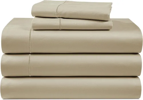 Miniatura 16 de Lane Linen Sábanas 100% de algodón egipcio, tamaño King, naturalmente transpirables y duraderas, cómodas para el invierno, ultra suaves, comodidad
