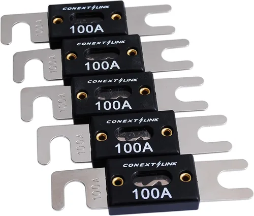 Miniatura 10 de ANL80-5 80 A Amp ANL Fusible de hoja niquelado paquete de 5