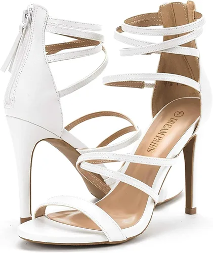 Miniatura 3 de DREAM PAIRS Sandalias de tacón alto para mujer