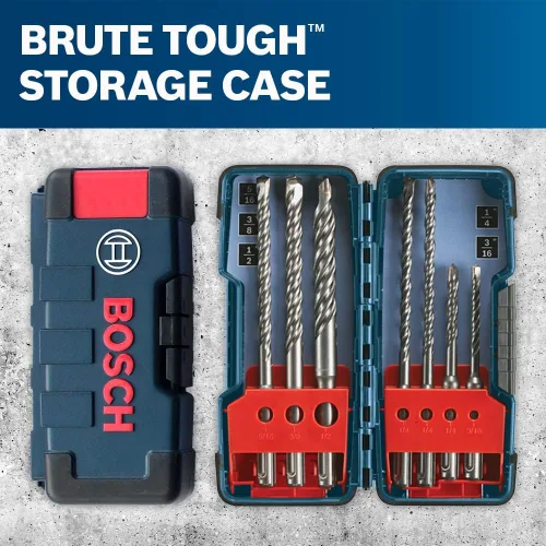 Miniatura 4 de Bosch HCK001 Juego de brocas para martillo rotativo SDS-Plus Bulldog de 7 piezas