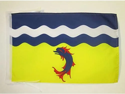Miniatura 981 de Bandera de México AZ FLAG, 45.7 x 30.5 cm, con cordones - Pequeñas banderas mexicanas de 30 x 45 cm - Bandera de 45.7 x 30.5 cm