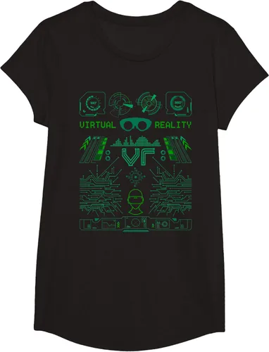 Miniatura 3 de Camiseta de realidad virtual VR Retro Gamers, Negro, S