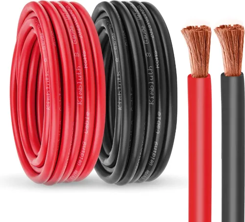 Miniatura 9 de Cable de Batería de Calibre 1/0 de Alambre de Cobre, 3 Pies Rojo+3 Pies Negro Cable de Soldadura 1/0 AWG Alambre OFC Estándar de EE.UU.