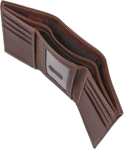 Miniatura 4 de Timberland Cartera triple de piel auténtica con bloqueo RFID para hombre