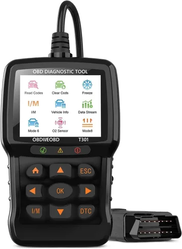 Miniatura 9 de Beaspire Herramienta de diagnóstico del escáner OBD2, lector OBD2 de código de luz del motor con reinicio, preparación I/M, probador de batería