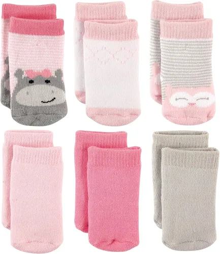 Miniatura 2 de Luvable Friends Conjunto de calcetines unisex para bebé recién nacido y bebé