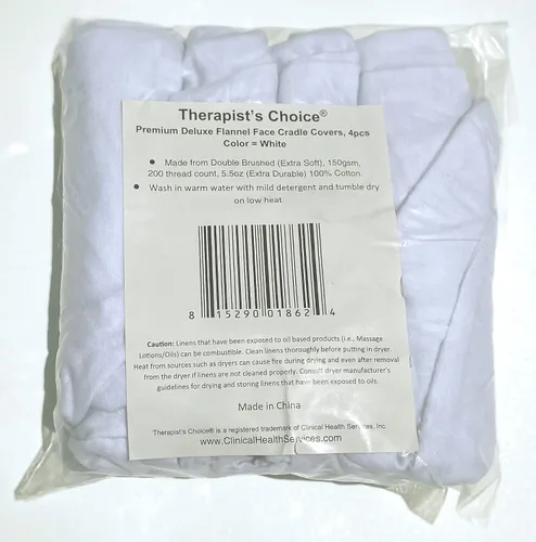 Miniatura 13 de Therapist's Choice® Juego de sábanas de franela de alta calidad de 3 piezas, para mesas de masaje, incluye sábana encimera, sábana bajera y funda