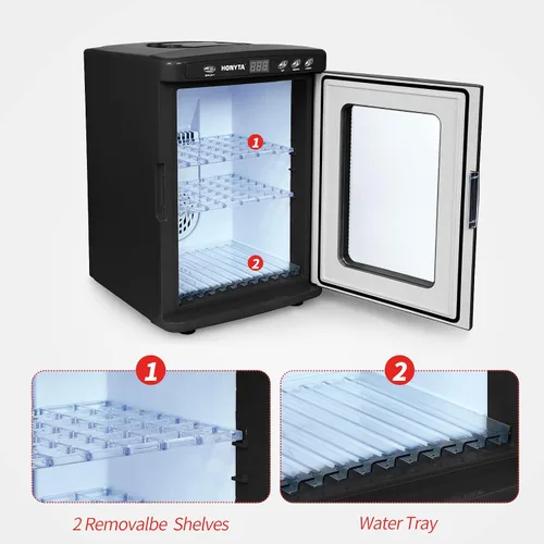 Miniatura 3 de RYFT Incubadoras para incubar huevos, incubadora portátil de laboratorio científico de reptiles de 25 litros con calefacción y enfriamiento de 41.0