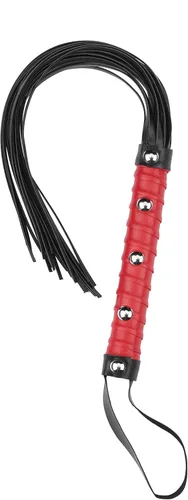 Miniatura 4 de Látigo de caballo rojo de 18.5 pulgadas, látigo sintético, látigo de caballo ecuestre, látigo de equitación rojo, látigo de entrenamiento