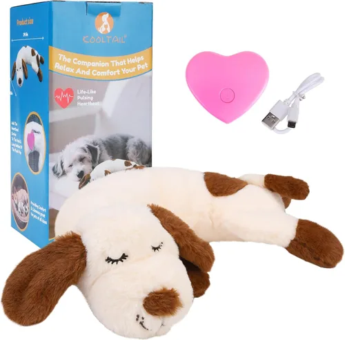 Miniatura 8 de KOOLTAIL Juguete calmante de pato para perros, juguete de peluche para aliviar la ansiedad, juguete de peluche para cachorros, entrenamiento