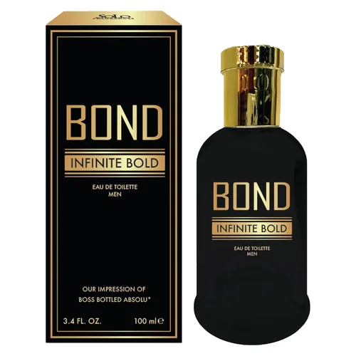 Bond Infinite Bold Colonia para hombres, EAU DE TOILETTE, 3.4 onzas, espray de colonia para hombre con notas de manzana, canela y sándalo, aroma