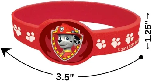 Miniatura 2 de Artículos para fiesta de cumpleaños Paw Patrol, Pulseras, Colores Variados