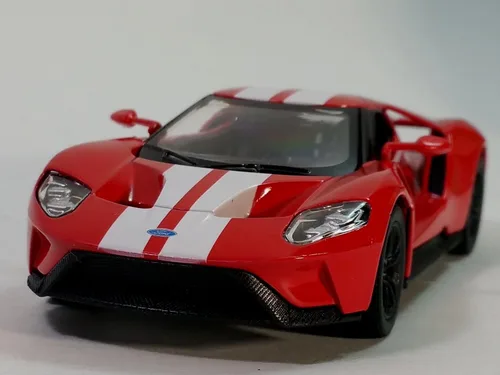 Miniatura 4 de KiNSMART - 2017 Ford GT 1:38 Escala 5" Die Cast Modelo Toy Super Car (azul)