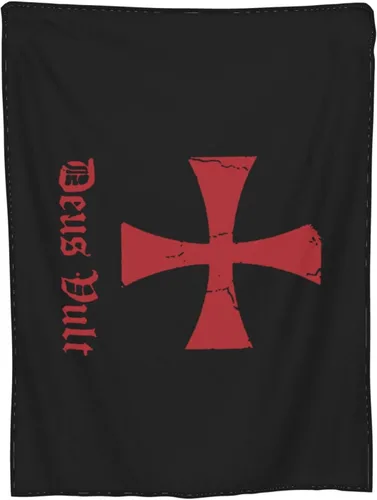 Miniatura 2 de Deus Vult Knights Templar Cross - Manta térmica, ligera, súper suave y cálida para todas las estaciones, para sofás