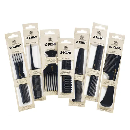 Miniatura 7 de Kent SPC84 Peine de Púas para Cabello Rizado y Grueso – Horquilla Profesional Antiestática Resistente al Calor para Volumen y Elevación – Peine