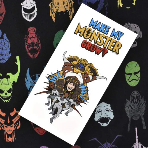 Miniatura 5 de Power Rangers Chillin' con los villanos camiseta y pegatinas