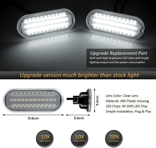Miniatura 2 de D-Lumina luz LED para cama de camioneta con arnés de cableado compatible con Ford 2015-ACTUAL F150, 2017-ACTUAL F150 Raptor F250 F350 Super Duty