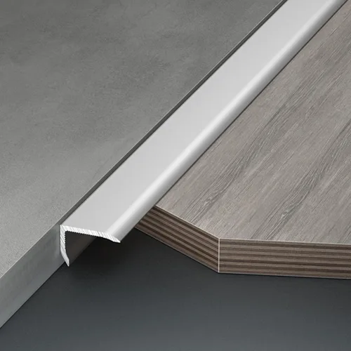 Miniatura 7 de Tira de umbral de puerta en forma de L Tira de transición de piso a baldosa Tira de transición de aleación de aluminio Accesorio de piso de borde