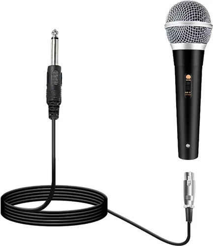 Miniatura 10 de E I F E R Micrófono dinámico con cable con enchufe de 0.256 in y cable de 9.8 ft para karaoke y rendimiento
