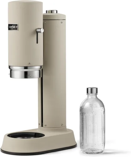 Miniatura 15 de Aarke Carbonator Pro, máquina de agua con gas y carbonatación, acero inoxidable con botella reutilizable de vidrio, volumen de 800 mL/27 fl oz