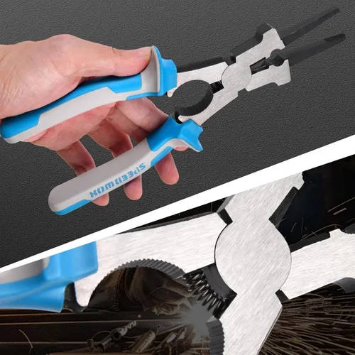 Miniatura 6 de SPEEDWOX Alicates de soldadura MIG profesionales de 8 pulgadas, alicates de soldadura MIG, herramienta multifuncional, acero de alto carbono forjado