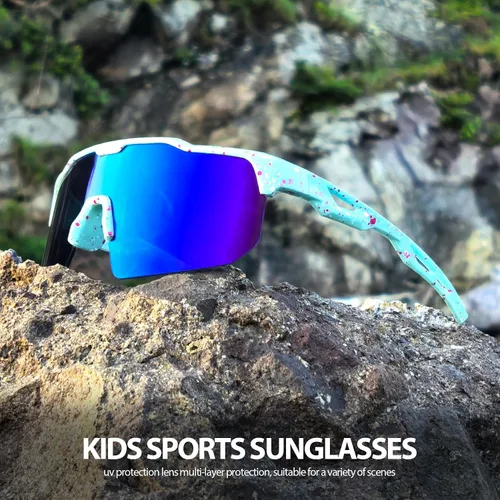 Miniatura 4 de Youth Baseball Sunglasses for Boys Girls Softball Cycling Sports Sunglasses Kids Lightweight UV Protection