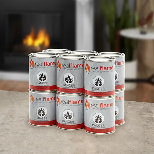 Miniatura 3 de Gel combustible Real Flame, 12 unidades, Blanco