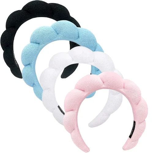 Miniatura 13 de Diademas de cuidado de la piel para el lavado facial, diademas de spa para lavar la cara, suaves diademas de cuidado de la piel y maquillaje