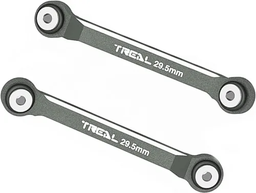 TREAL SCX24 Superior 2 Enlaces (4 Enlaces Conversión) 1.161 in Alu#7075 para Axial SCX24 Deadbolt Betty 1/24 Camiones Escala (Gris)