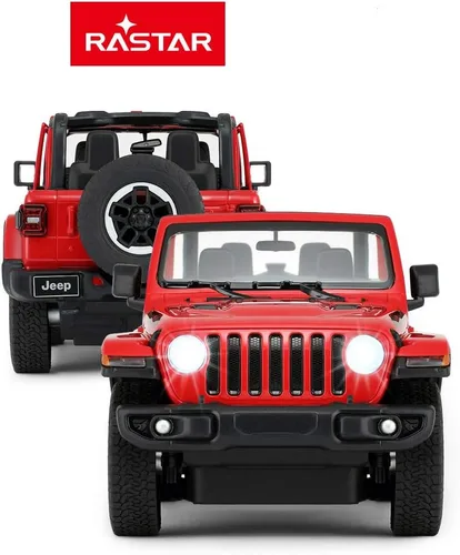 Miniatura 2 de RASTAR Coche de Control Remoto Todo Terreno, 1:14 Jeep Wrangler JL RC Vehículo de Carrera Todo Terreno, Vehículo de Juguete para Niños y Adultos