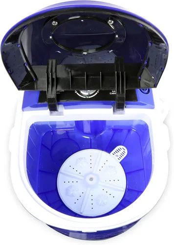 Miniatura 3 de PURE CLEAN PUCWM11.7 Lavadora compacta para el hogar, mini lavadora de ropa portátil, azul