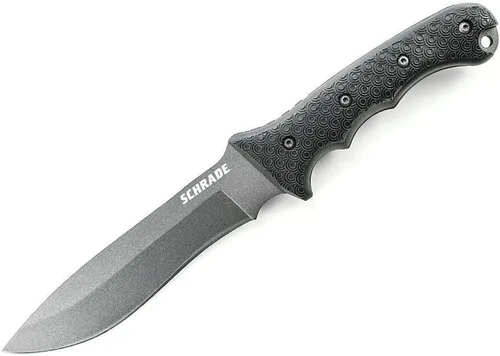 Miniatura 4 de Navaja SCHRADE SCHF9 para supervivencia extrema con punta curva y mango de TPE