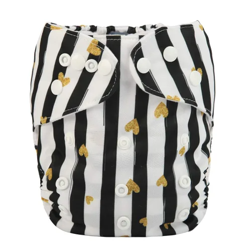 Miniatura 20 de Pañal de bolsillo para bebé, reutilizable, lavable, 8 libras a 36 libras (flecha)