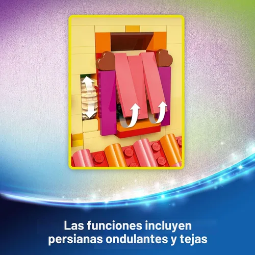 Miniatura 5 de LEGO Disney Encanto La Casa Mágica de los Madrigal Juguete, Set de Construcción para Niños, Figura de Muñeca de la Princesa Mirabel, Juguete