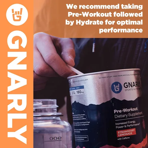 Miniatura 9 de Gnarly Nutrition Hydrate Electrolyte Powder – Mezcla de bebida hidratante para ejercicio de naranja piña – Certificado NSF Sport – Solución