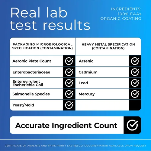 Miniatura 6 de Ultimate Suplemento de aminoácidos esenciales 100% para definición, ayuno y entrenamientos - Los 9 EAA, 40% leucina - Proporción BCAA ideal