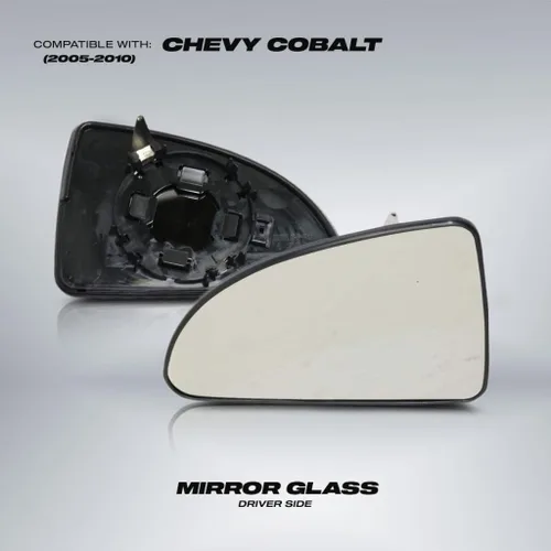 Miniatura 9 de Para Chevy Cobalt 2005 06 07 08 09 2010 espejo lado del conductor No calentado Coupe/Sedan w/placa de respaldo Tipo de vidrio plano