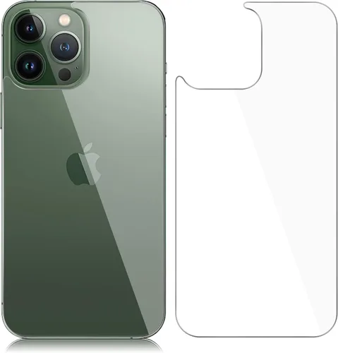 Paquete de 2 protectores de pantalla trasera para iPhone 13 Pro Max, protector de vidrio trasero 13 Pro Max, protector de pantalla trasera