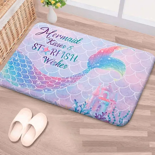 Miniatura 3 de RosieLily Alfombra de baño, rústica, súper suave y absorbente, alfombra de baño con flores de felpa peluda, alfombra para ducha, alfombra de baño
