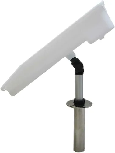 Miniatura 6 de Pactrade Marine Tabla de cortar de cebo para barco, mesa ajustable de filete de limpieza de peces con compartimentos, ranuras para cuchillos