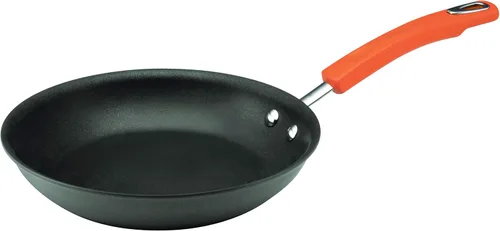 Miniatura 8 de Rachael Ray Brights - Sartén antiadherente anodizada dura, sartén anodizada dura, 12.5 pulgadas, gris con asas rojas