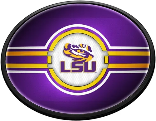 Miniatura 141 de The Fan-Brand NCAA Alabama Crimson Tide: Letrero de pared ovalado con luz – Decoración de fútbol, baloncesto, béisbol y deportes universitarios