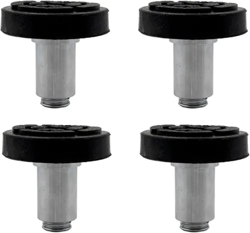 Miniatura 14 de 4pc 1.378 in almohadilla de elevación de coche bandeja de goma pies de elevación más almohadillas de pierna alta diámetro del eje